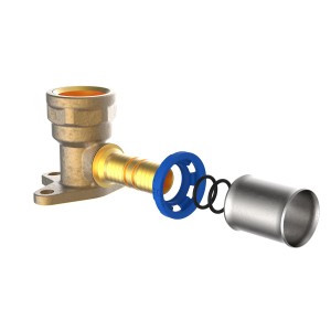 Kirchhoff MS-Wandscheibe Pressfitting 20mm x 18,7mm (1/2 IG) für MSVR Blank, Detailansicht.