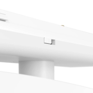 Detailaufnahme: Weißer EGLO LED-Spot TPLUS für Schienensystem, Zubehör.