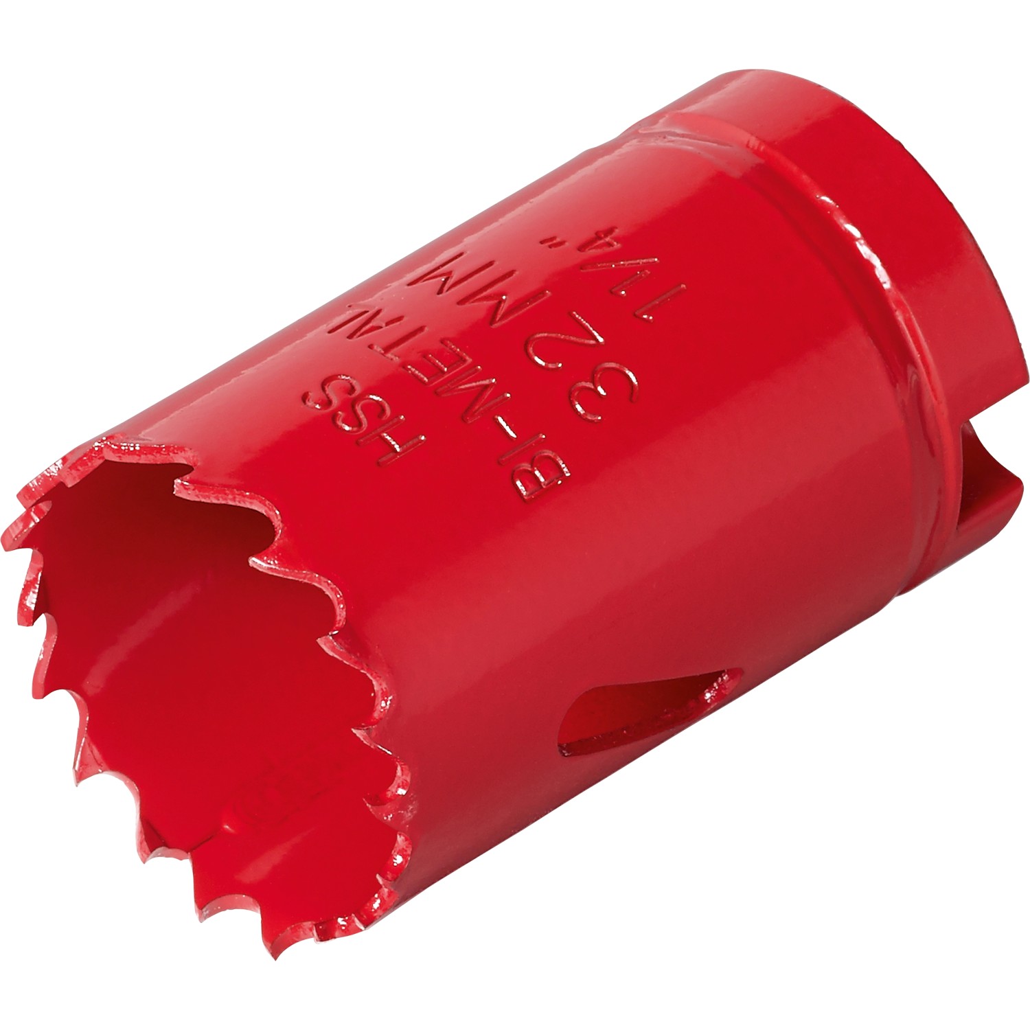 Rote LUX Bi-Metall Lochsäge, Ø 32 mm, für Bohrmaschinen.