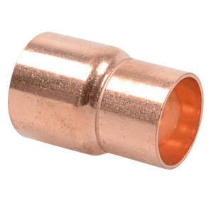 Kirchhoff Reduziernippel, 22 mm x 15 mm, Kupfer Lötfitting für Sanitär- und Heizungsinstallationen.