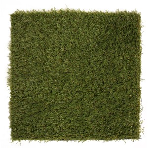 Andiamo Kunstrasen Lombok in Echtgrasoptik, Grün, 100x200cm. Detailaufnahme der Rasenstruktur.