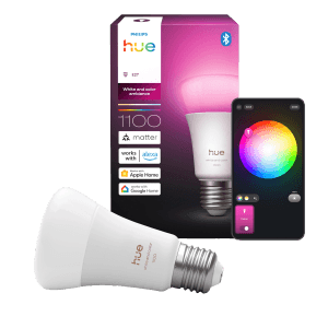 Philips Hue E27 LED Lampe, 8,1W, 1100lm, White & Color, 1er-Pack. Smarte Beleuchtung für dein Zuhause.