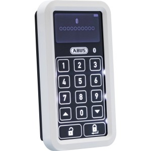 Abus Bluetooth-Tastatur Hometec Pro CFT3100 in Weiß für Türsicherung.