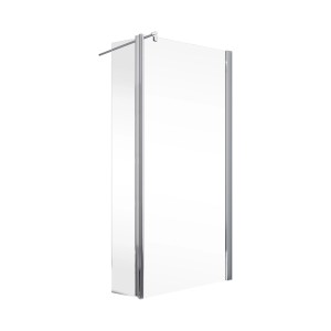 Schulte AlexaStyle Walk-In Duschwand mit beweglichem Element, 80x30x190 cm.