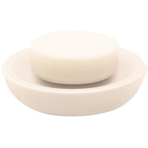 Rosa Spirella Elements Seifenschale Sense mit Seife, Keramik/Metall, modernes Design.