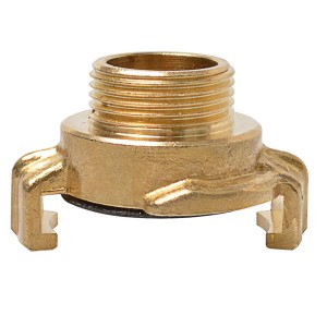 Kirchhoff Schnellkupplung-Gewindestück aus Messing, 26,4 mm (3/4AG) für Gartenschläuche.
