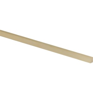 Fichte Flachleiste, 10x13x1000mm, ideal für Bastelarbeiten und Innenausbau.