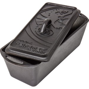 Petromax Kastenform K4 aus Gusseisen, 2,4 l, mit Deckel. Ideal zum Backen und Kochen, vielseitig einsetzbar.