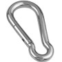 Seilflechter Niro-Karabinerhaken, 140x12mm, aus Edelstahl.