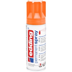 Neonorange Edding Permanent Spray 5200, matt, 200ml. Buntlack-Spray für Holz, Metall, Kunststoff.