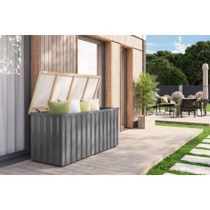 Karibu Freizeitbox Helios 3 Graualuminium