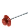 Roter Onduline Nagel für Bitumenwellplatten, 100 Stück im Beutel.