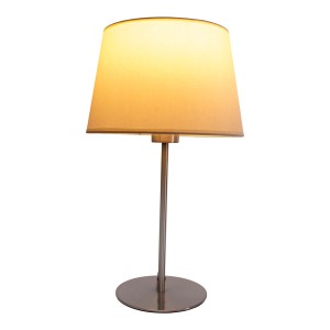 Beige Näve Tischleuchte Bologna, 45cm hoch, für stimmungsvolle Beleuchtung im Wohnbereich.