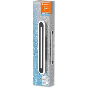 Verpackung der Ledvance Smart+ WiFi Wandleuchte Orbis Bath Wall 40 cm, Bad-Wandleuchte.