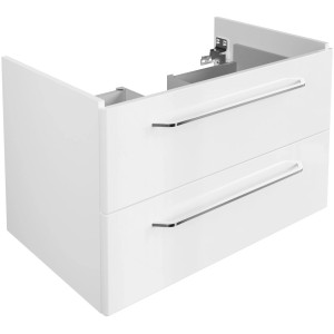 Fackelmann Waschbeckenunterschrank Milano Weiß 80 cm
