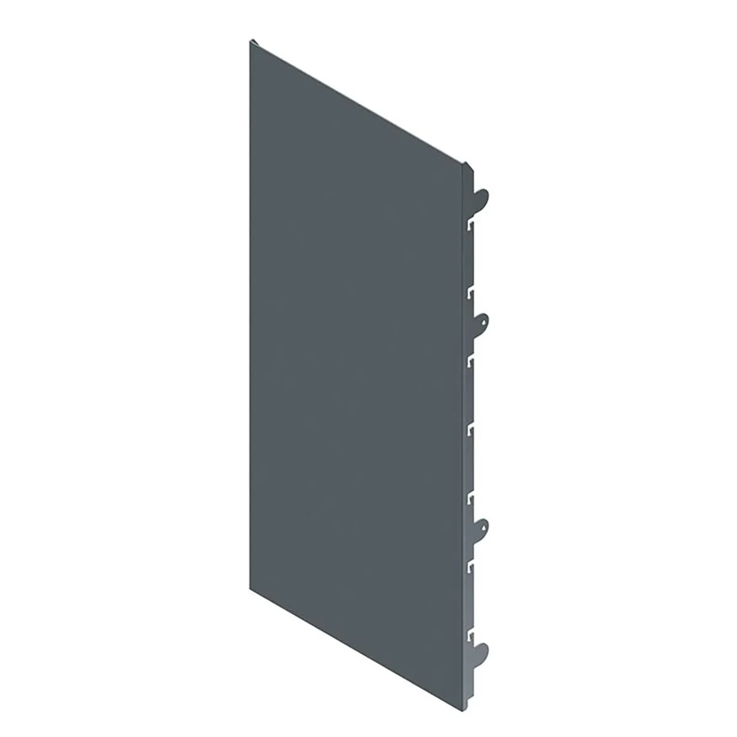 bellissa PANNELLO Hochbeet Segment aus Corten-Stahl, dunkelgrau, mit Befestigungselementen für modulare Systeme.