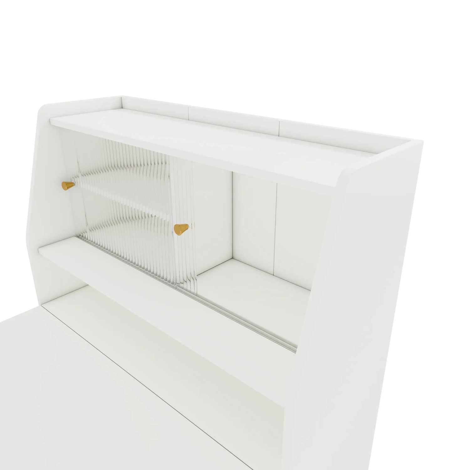 okwish Esstisch Rechteckig mit Stauraum/Stauschrank Einweg-Ausziehtisch 52/133 x 80 cm Weiß_10