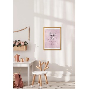 Komar Wandbild Stitch Always an Angel, 30x40 cm, für Kinderzimmer.