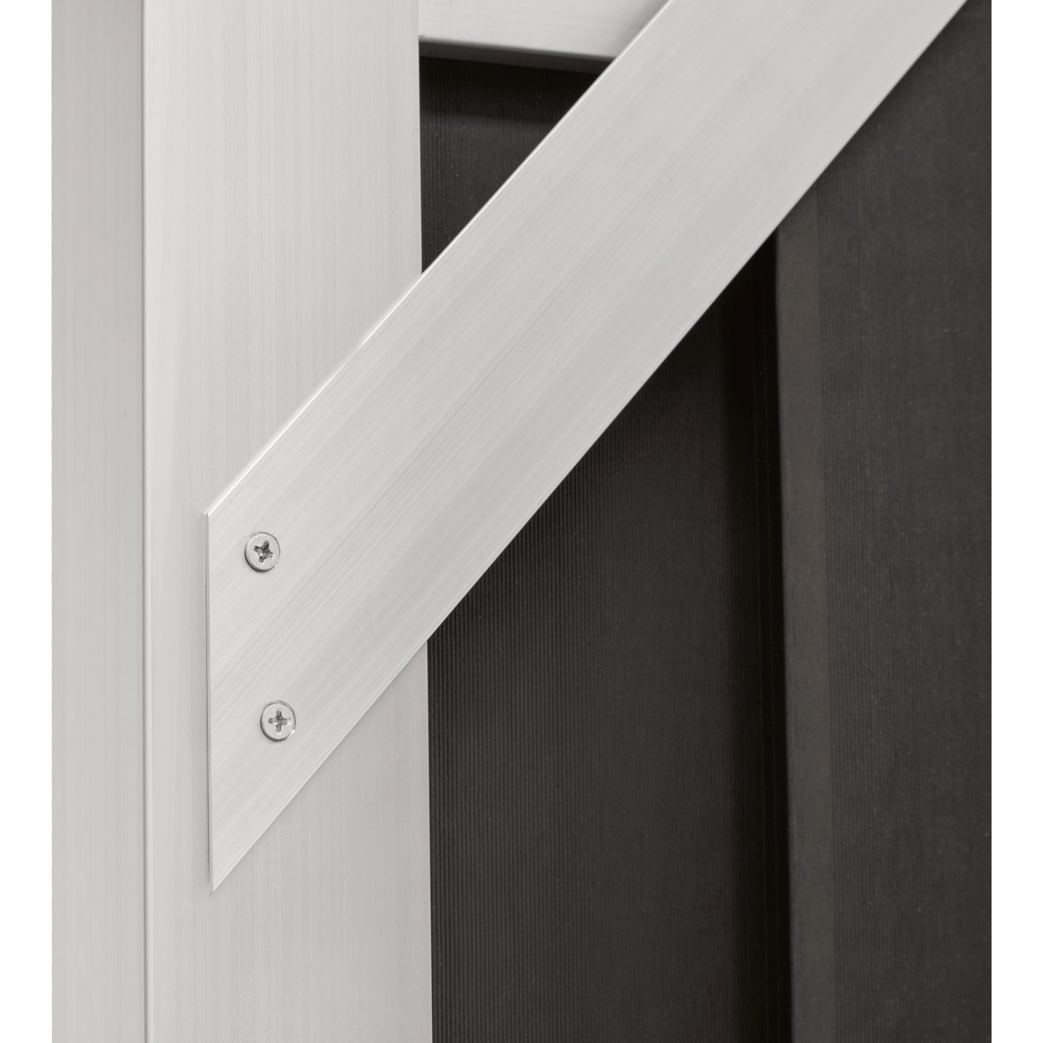 SichtschutzzaunTür WPC Aluminium Anthrazit 180 cm x 100 cm kaufen bei OBI
