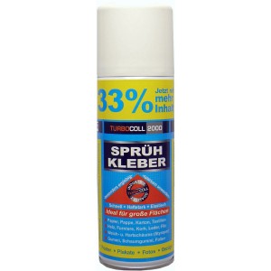 Turbocoll Sprühkleber Permanent 200ml Dose für Lack- und Karosseriereparatur.