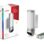 Bosch Eyes II Außenkamera Smart Home in Silber mit Verpackung und Zubehör.