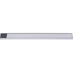 LED-Unterbauleuchte Silber, 40cm, mit Wellensensor und einstellbarer Farbtemperatur.
