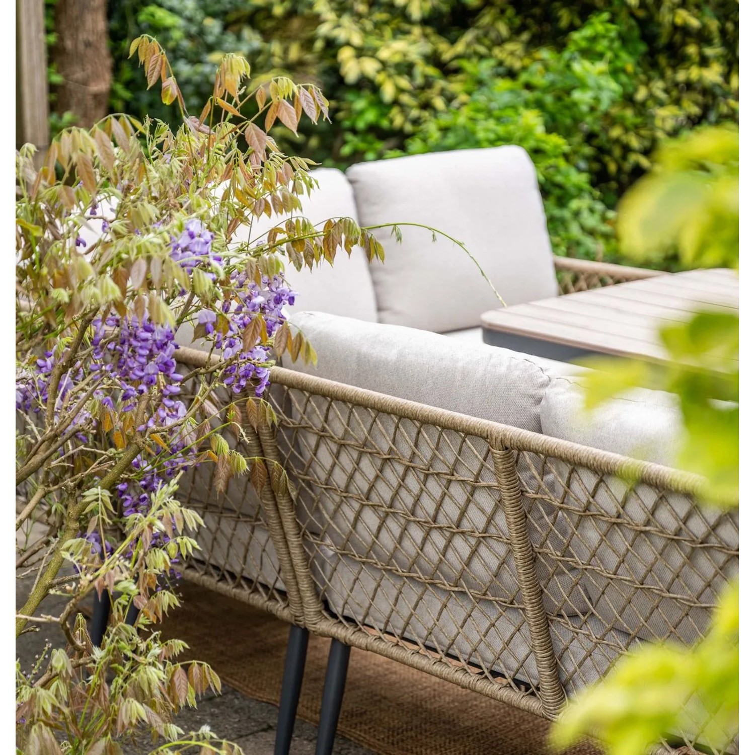 Garden Impressions Allasio Lounge- Dining Eckset - 5tlg. - Outdoor-Design mit funktionaler Dining-Höhe_5