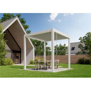 Huun Pergola Piano in Weiß 300x300cm