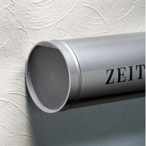 Burg Wächter Seitendeckel für Zeitungsbox SD 1 SB, Detailaufnahme.