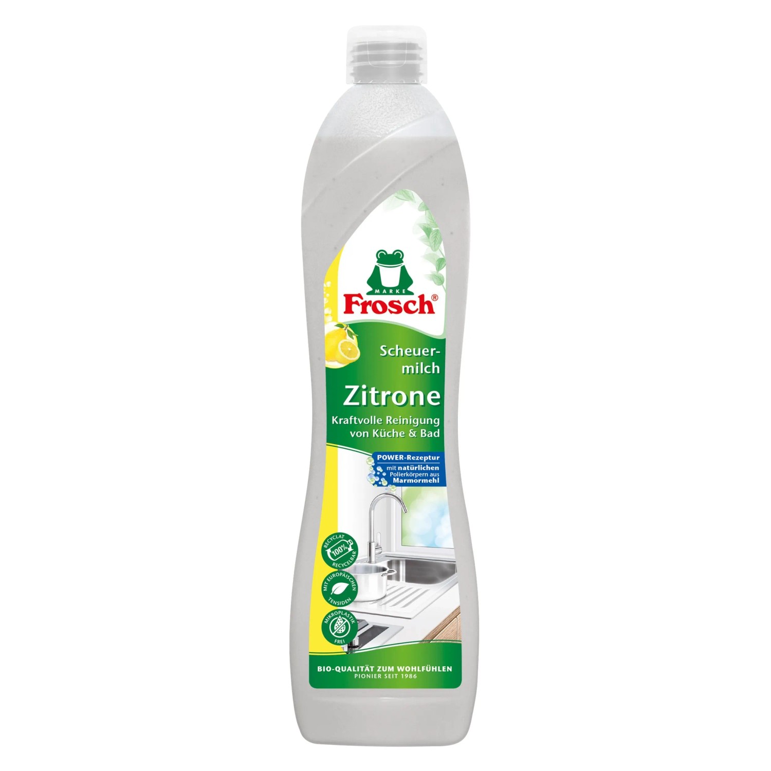 Frosch Zitronen Scheuermilch 500ml für Küche und Bad
