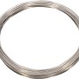 Silberner Bindedraht Profi, Ø 0,8 mm, 9 m Rolle, ideal für Bastelarbeiten und Dekorationen.