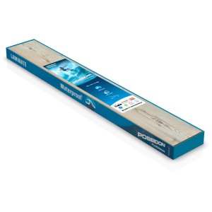 Paket Kaindl Poseidon Laminat Bali Oak, wasserfest, 7 mm stark. Holzoptik für Wohn- und Gewerberäume.