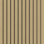Denpanels Akustikpaneel Eiche Hell, foliert, 240x60 cm, zur Schallabsorption in Innenräumen.