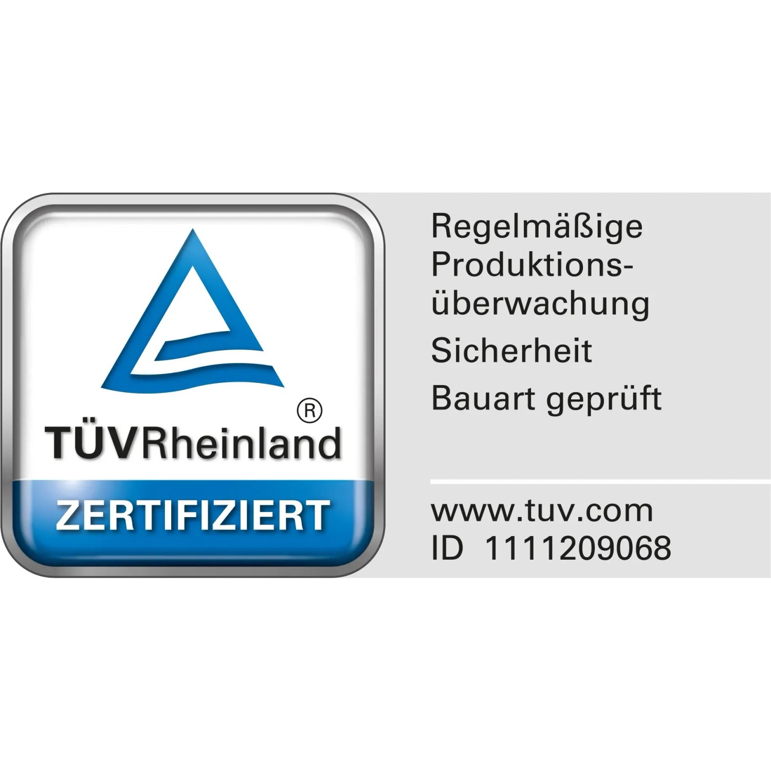 TÜV-Siegel für Wenko Wandhaltegriff Secura, geprüft für Sicherheit im Bad.