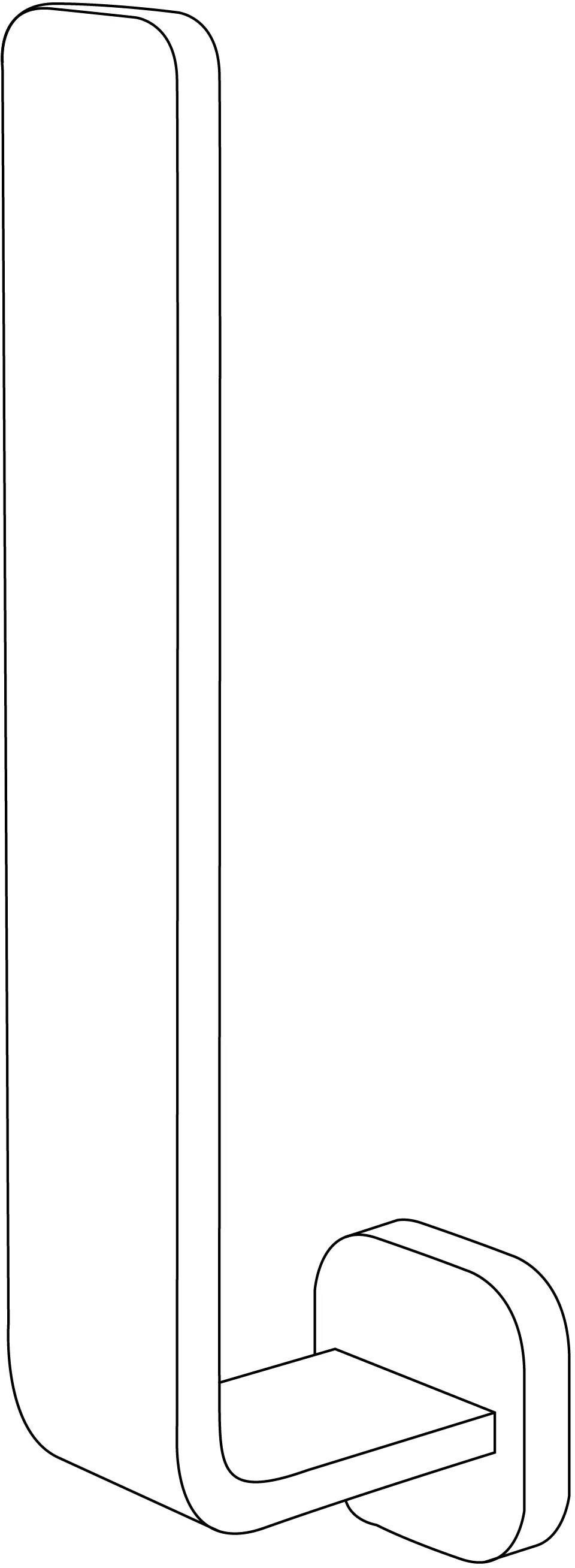 Tiger Ramos Toilettenpapierhalter Chrom - Moderner Softcube Design Mit Schwenkbarem Bügel