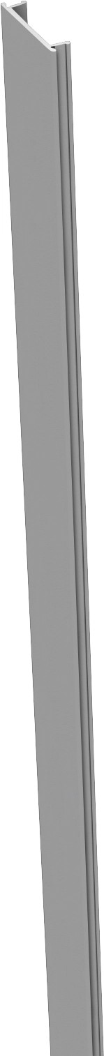 GroJa AluStecksystem Pfostenabdeckleiste 100 cm Silbergrau kaufen bei OBI
