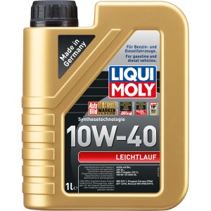 Liqui Moly Leichtlauf 10W-40 Motoröl, 1 Liter Gebinde für Benzin- und Dieselfahrzeuge.