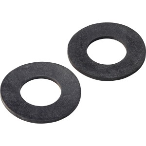 2er-Set schwarze Dichtmanschetten, Ø 63 mm, für Spülrohrdichtungen.