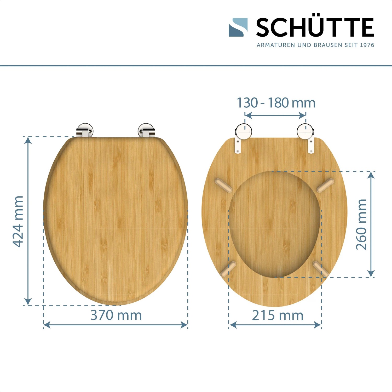 Schtte Bambus WC-Sitz Natural Bamboo kaufen bei OBI