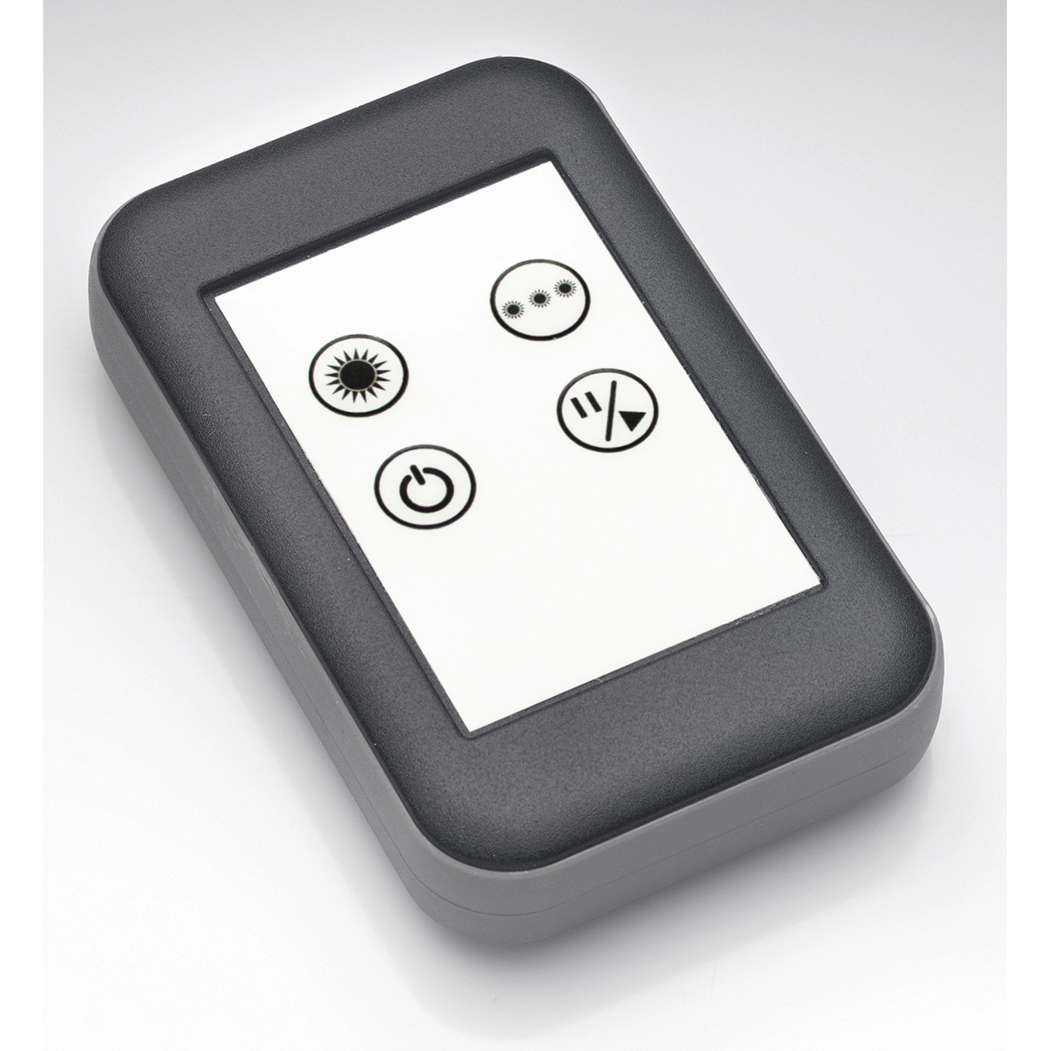 Fernbedienung für Ottofond Whirlpool Somerset mit Lichtsystem, Nahaufnahme.