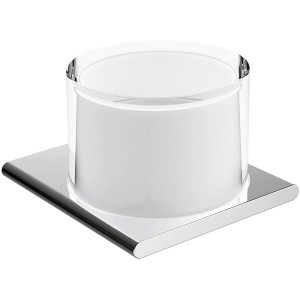 Keuco Edition 400 Seifenspender aus Echtkristall-Glas, verchromt.