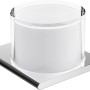 Keuco Edition 400 Seifenspender aus Echtkristall-Glas, verchromt.
