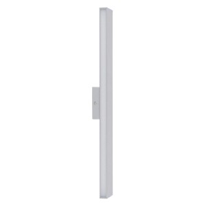 Weiße LED-Wandleuchte Dubai, 60 cm, für Innen- und Außenbereich.