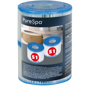 Intex S1 Filterkartusche für PureSpa Whirlpools, geeignet für klares Wasser.