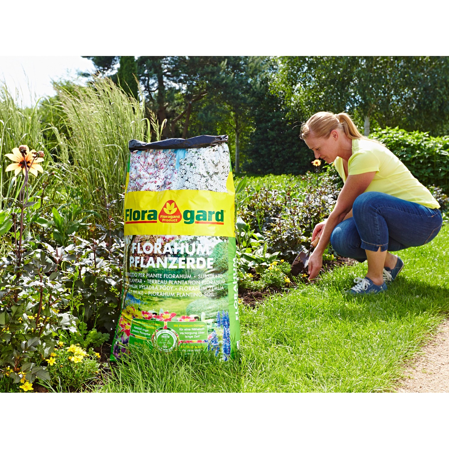Floragard Florahum Pflanzenerde 1 x 70 l kaufen bei OBI
