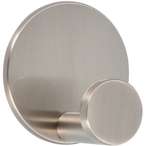 Siro Haken 2335 Metall Edelstahlfarbig Glänzend Selbstklebend Ø 50 mm