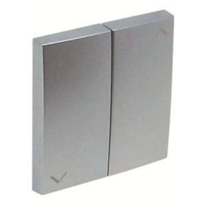 Logus Wippe für Jalousieschalter in Alu-Optik.