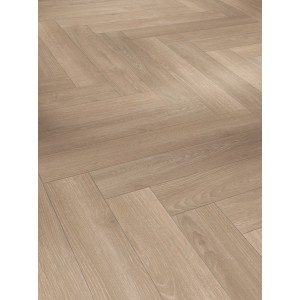 Parador Laminat Trendtime 3, Eiche Skyline Fischgrät Grau, 8mm. Laminatboden in Holzoptik, Fischgrätmuster.