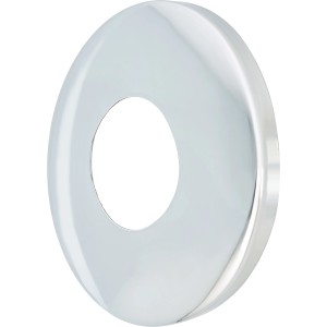 Messing-Rosette Ø 24,1 mm x 10 mm Verchromt