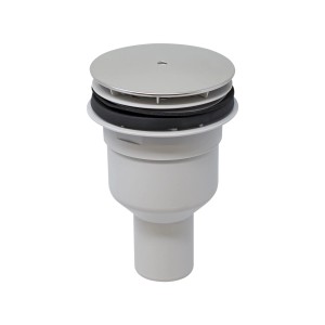 Schulte Ablauf Senkrecht für Duschwanne Extra-Flach Ø 90 mm